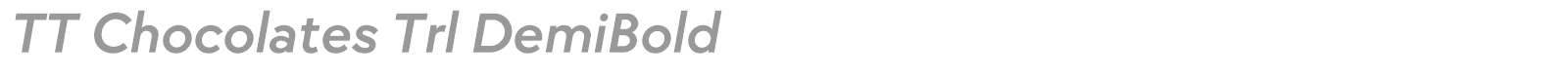 TT Chocolates font preview